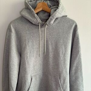 Everlane Men's Hoodie Sweatshirt - Heather Gray - Medium